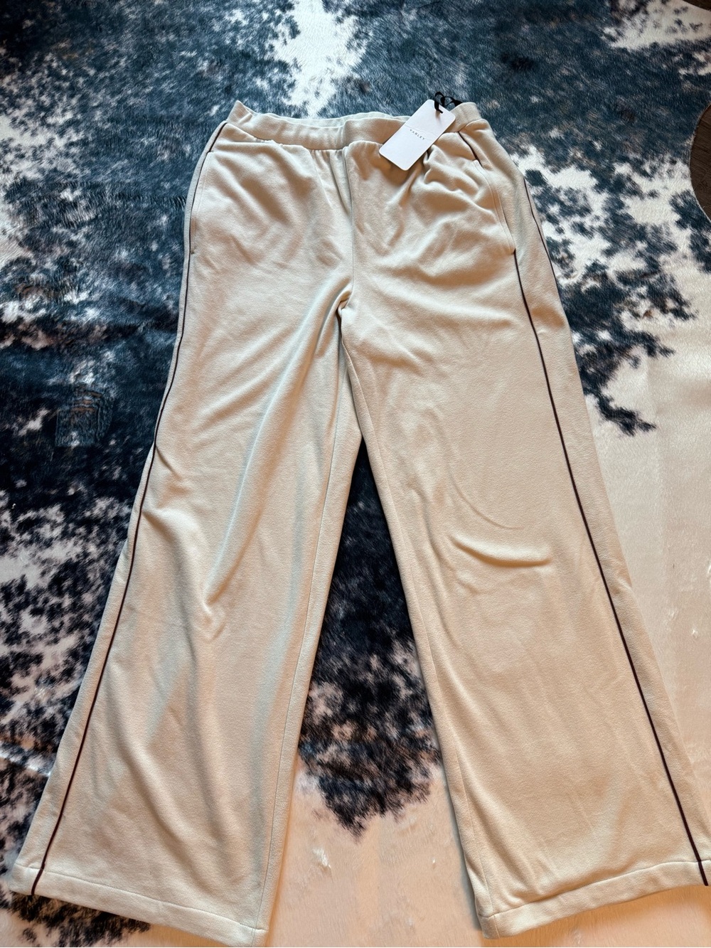 NWT VARLEY Women’s Brushed Rib Wide Leg Pants